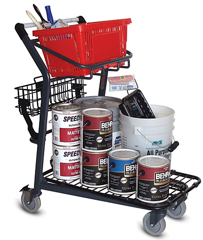 EZtote®545 Metal Shopping Utility Stocking & Shopping Cart