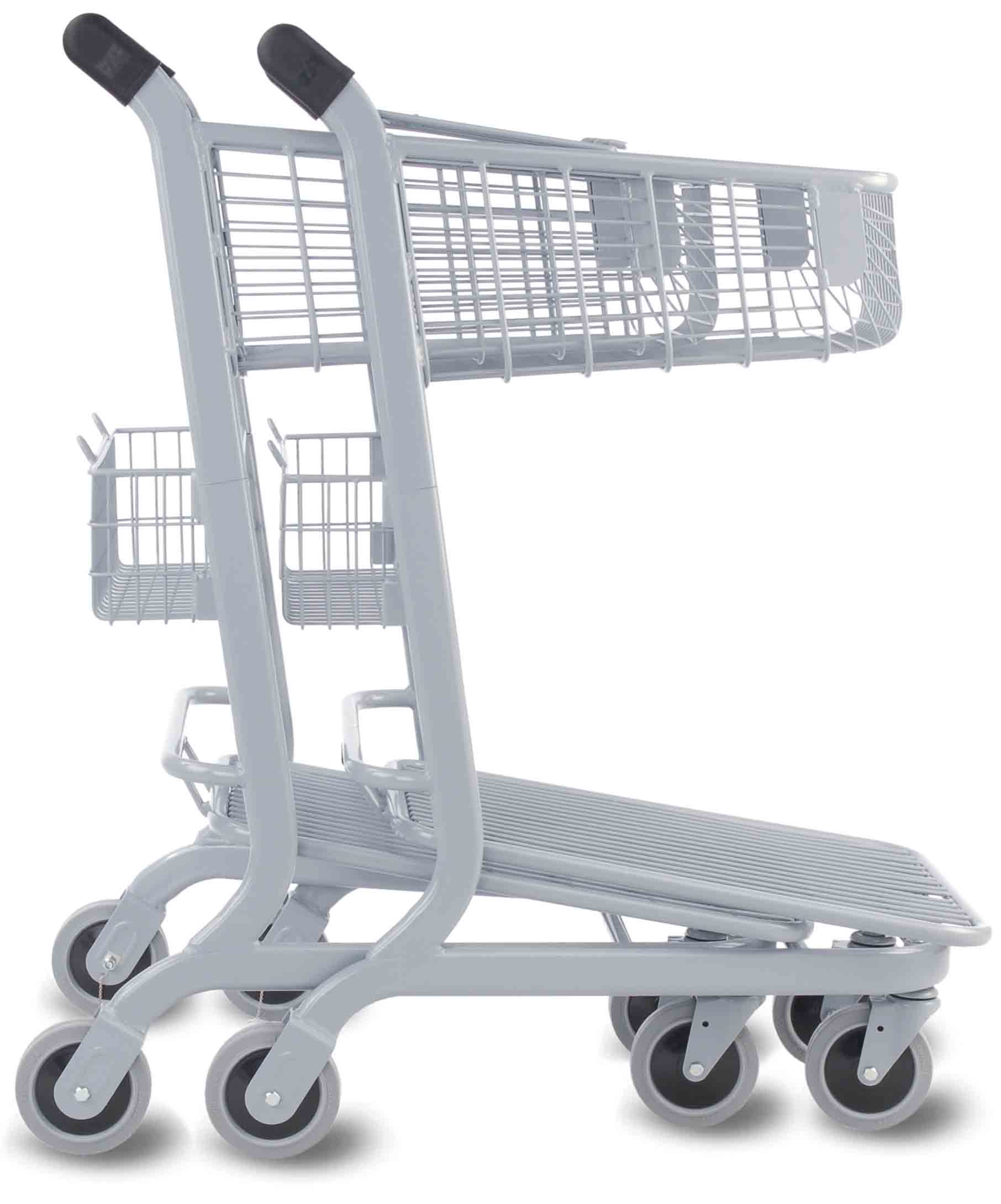 EXpress3500 metal shopping cart nested