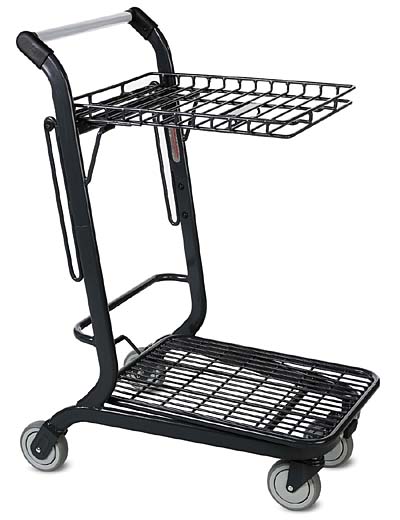 EXpress3555 Metal Shopping Cart, Utility Cart, Stocking Cart