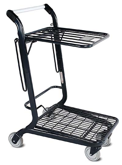 Express3560 Metal Grocery and Hardware Store Shopping Cart