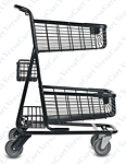 EXpress6150-B-T Metal Grocery Shopping Cart
