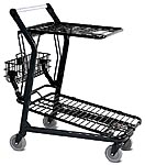 EZtote®580 Metal Hardware & Grocery Shopping Utility Cart