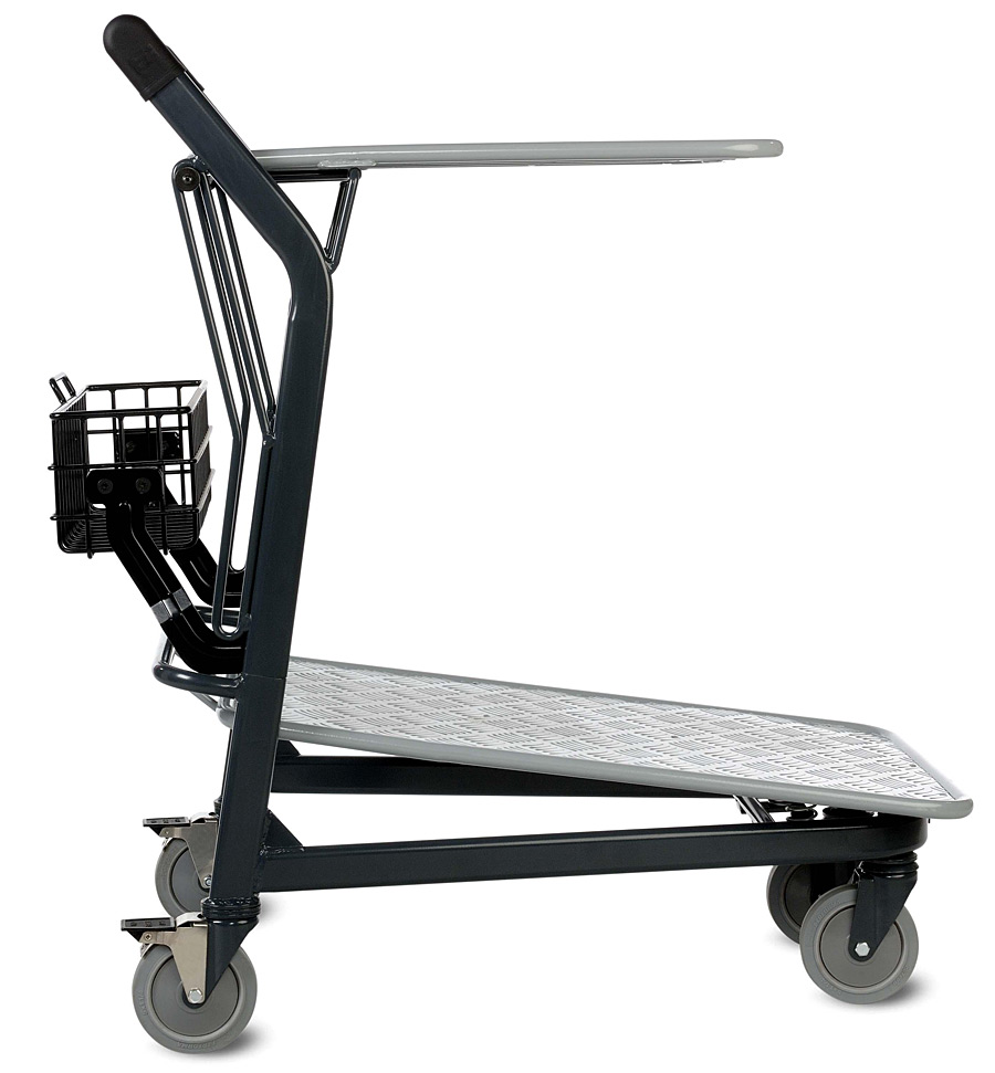 EZtote®580-55 Metal Shopping Cart, Utility Cart & Stocking Cart