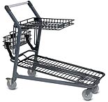 EZtote®670 Metal Hardware & Grocery Shopping Cart