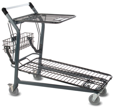 EZtote®680 Metal Shopping Cart, Utility Cart, &  Stocking Cart
