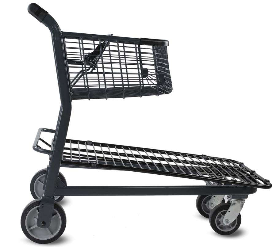  EZtote®848 Metal Shopping Cart, Grocery Cart, Hardware Cart