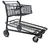 EZtote®848 Metal Grocery Shopping Cart