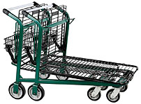 EZtote®875 Metal Shopping Cart, Utility Cart, Hardware Cart & Stocking Cart