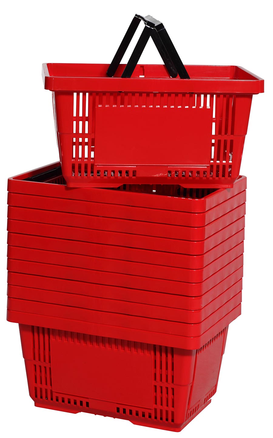 28 Liter Grocery Shopping Plastic Hand Baskets