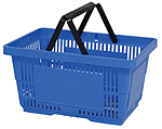 Plast Shopping Hand Baskets 28 Liter