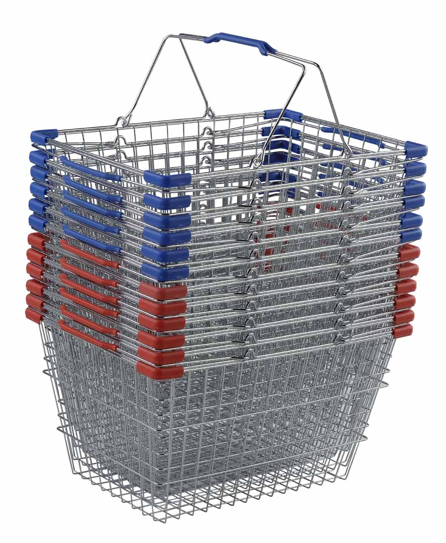  Wire Metal Shopping Hand Baskets