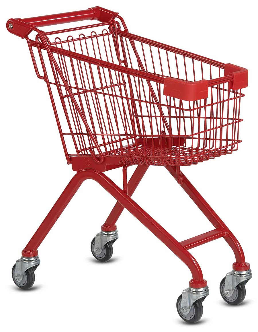  Kiddy Wire Metal Childrens Shopping Cart