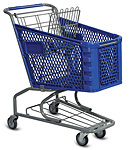 Small Plastic Grocery Shopping Cart
