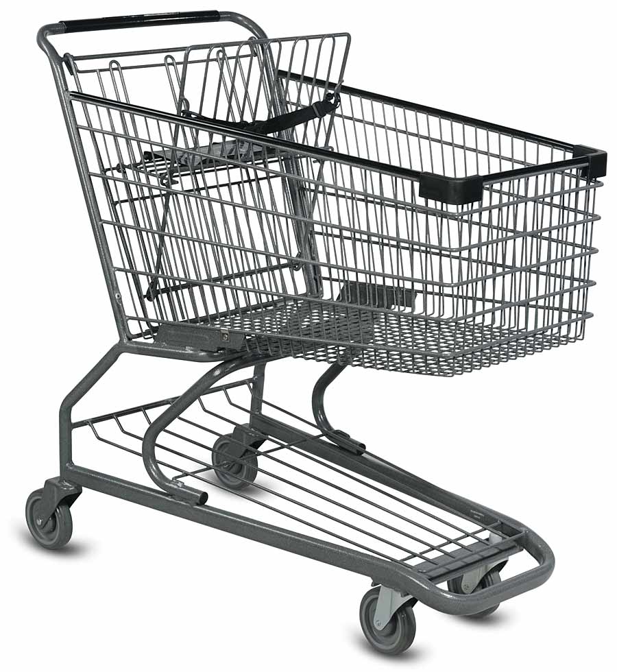 Metal Wire Shopping Cart