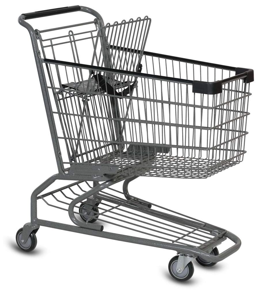 Metal Wire Shopping Cart