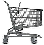 Metal Wire Grocery Shopping Cart