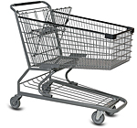 Metal  Wire Grocery Shopping Car