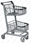 EXpress6000 Metal Grocery Shopping Cart
