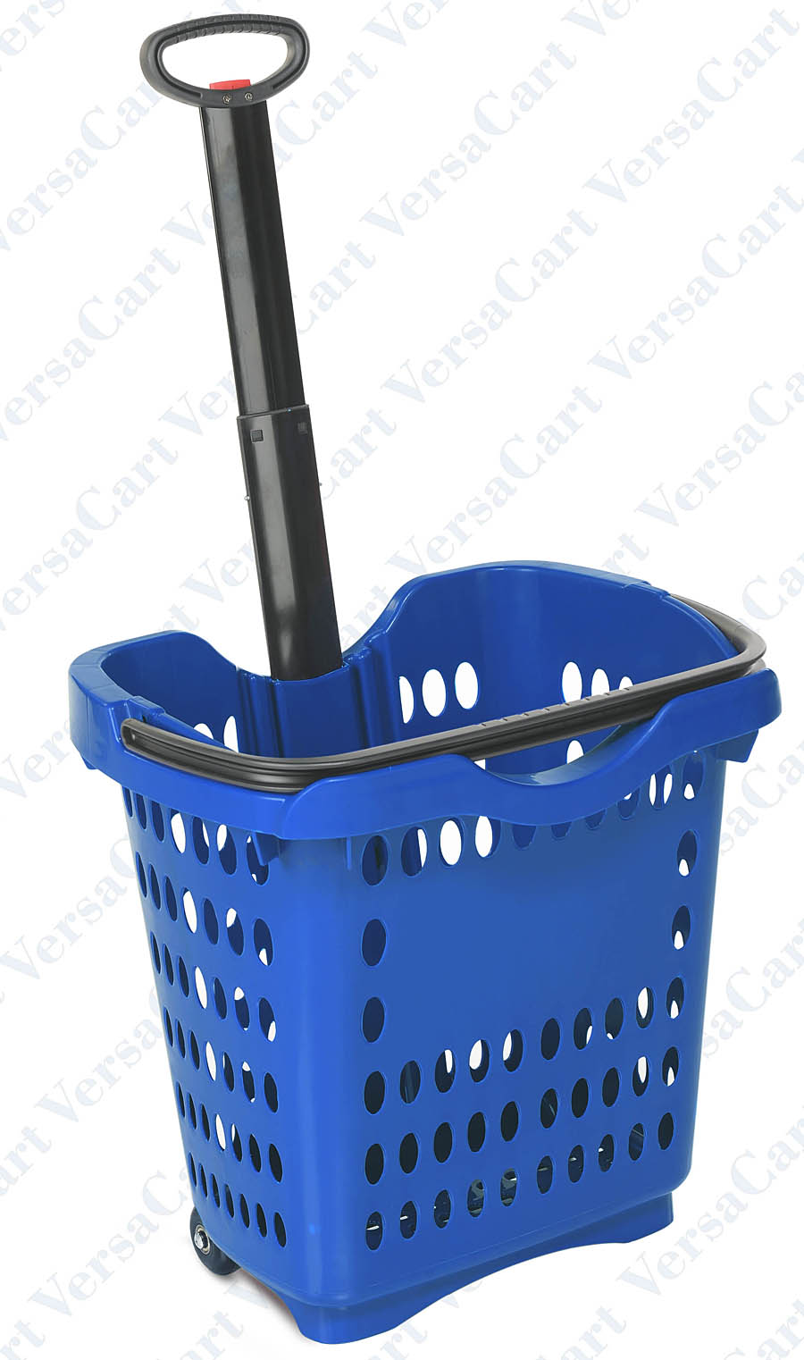40 Liter 100% Polypropylene Rolling Plastic Shopping Hand Baskets
