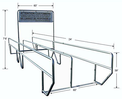 Shopping Cart Corral Model 1075