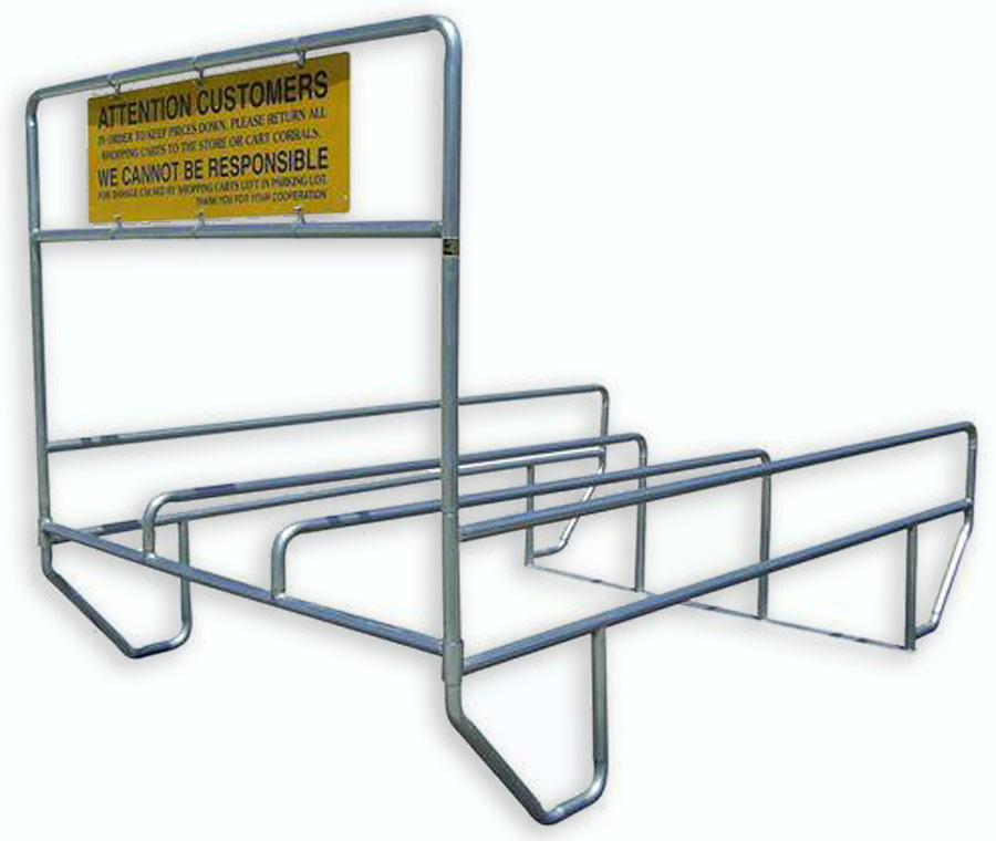 Grocery Shopping Cart Corral