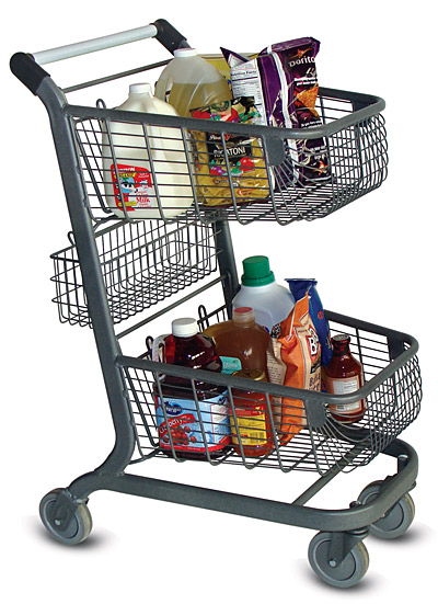 EXpress6000 Metal Grocery Shopping Cart