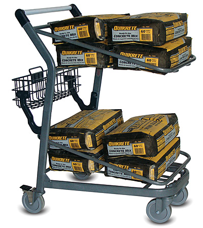 EZtote®450 Metal Stocking Cart for Plastic Totes