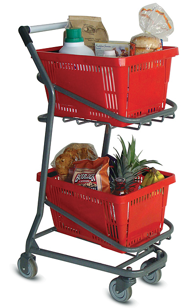 EZcart® Metal Grocery Shopping Cart