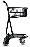 EXpress3540 Metal Shopping Cart, Utility Cart, Stocking Cart