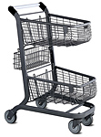 EXpress6000 Metal Grocery Shopping Cart