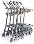 EZcart® Metal Grocery Shopping Cart