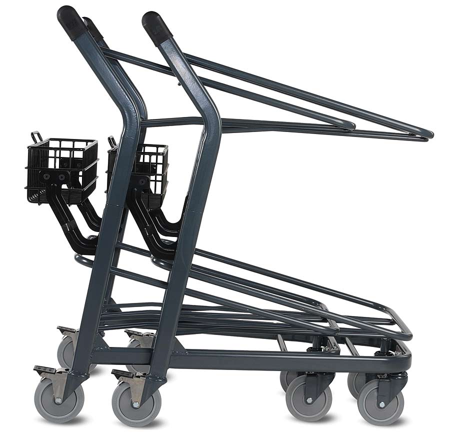EZtote®450 Metal Stocking Cart for Plastic Totes