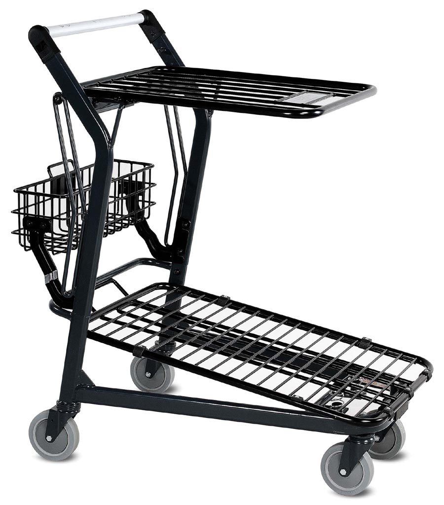 EZtote®580 Metal Shopping Cart, Utility Cart & Stocking Cart