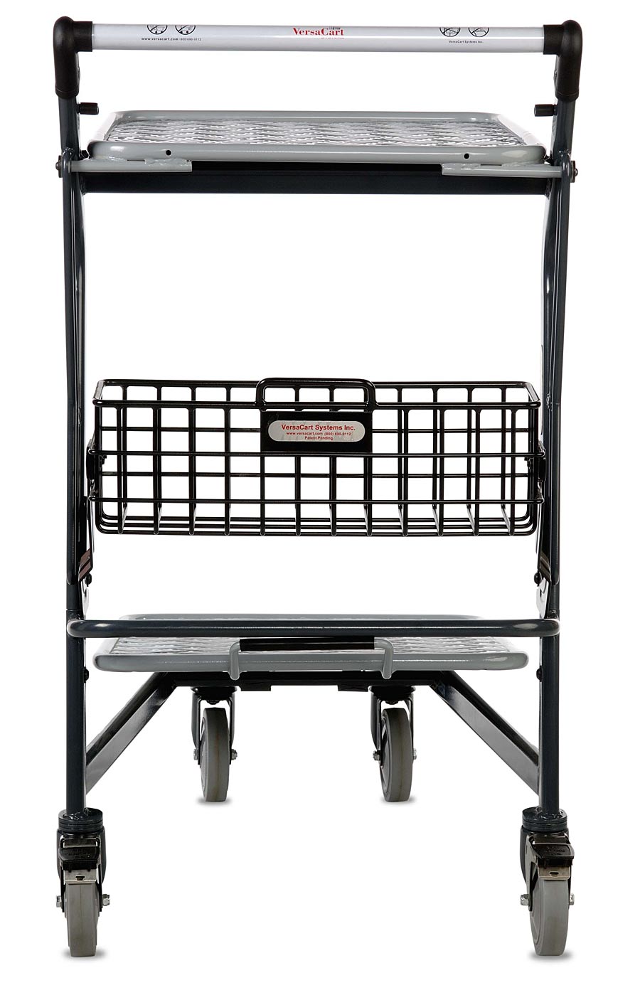 EZtote®580-55 Metal Shopping Cart, Utility Cart & Stocking Cart