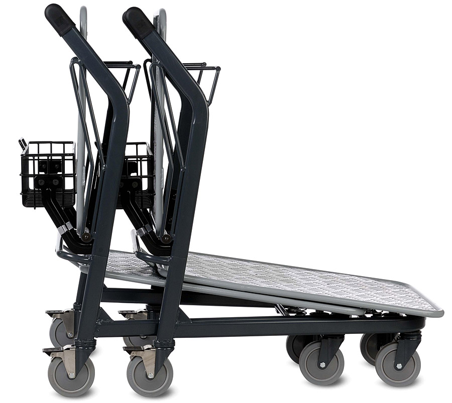 EZtote®580-55 Metal Shopping Cart, Utility Cart & Stocking Cart