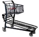 EZtote646®  Metal Grocery and Hardware Shopping Cart
