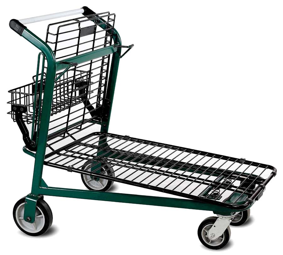 EZtote®875 Metal Shopping Cart, Utility Cart, Hardware Cart & Stocking Cart