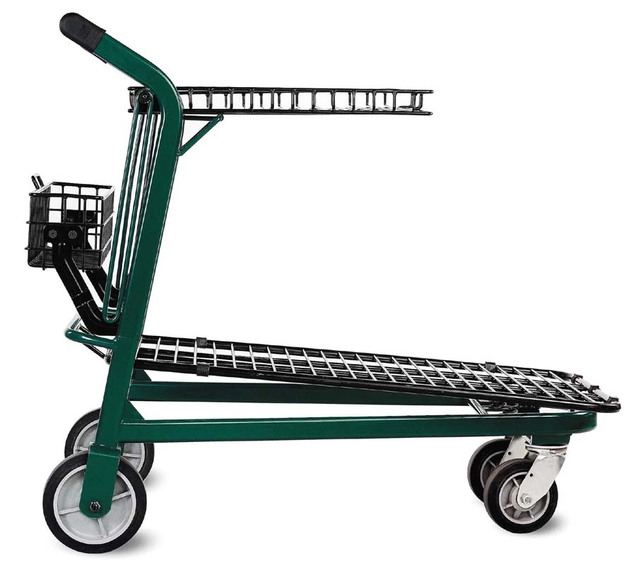 EZtote®875 Metal Shopping Cart, Utility Cart, Hardware Cart & Stocking Cart