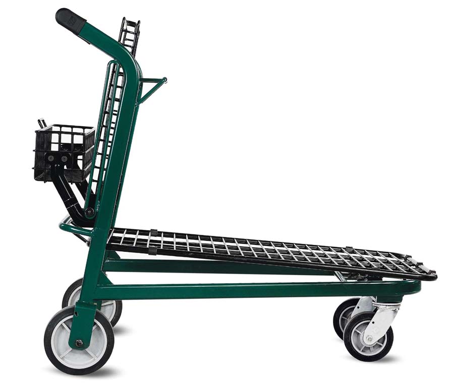 EZtote®875 Metal Shopping Cart, Utility Cart, Hardware Cart & Stocking Cart