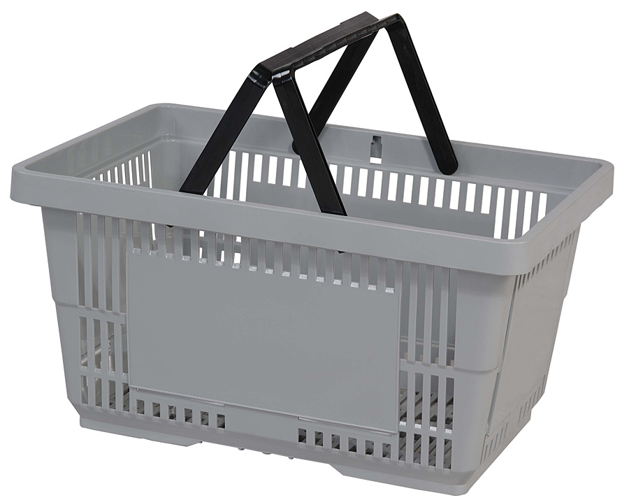 28 Liter Grocery Shopping Plastic Hand Baskets