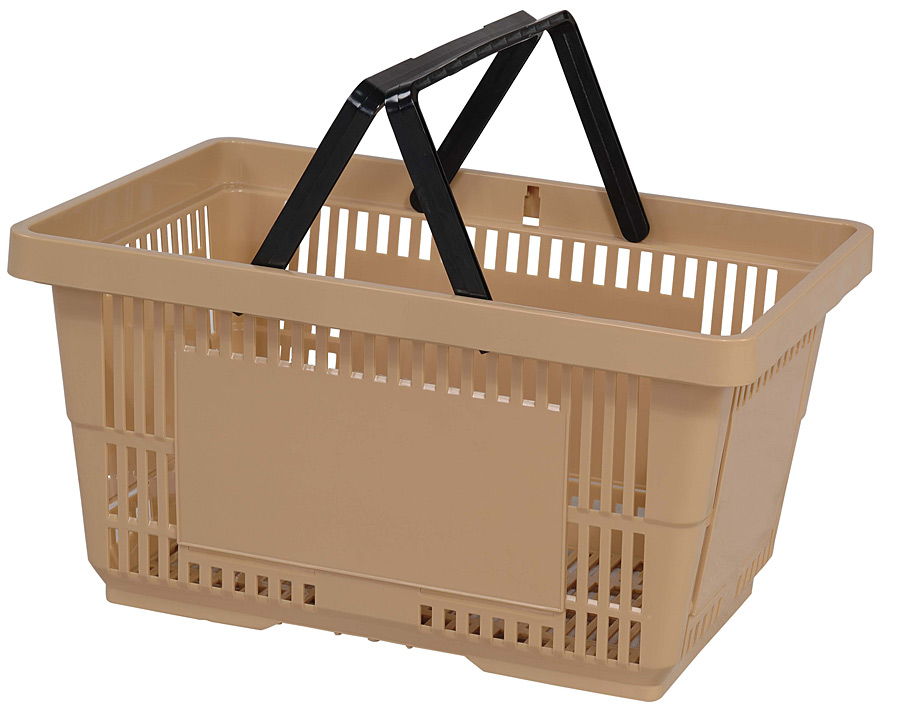 28 Liter Grocery Shopping Plastic Hand Baskets