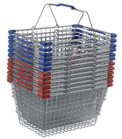 Wire Metal Shopping Hand Baskets