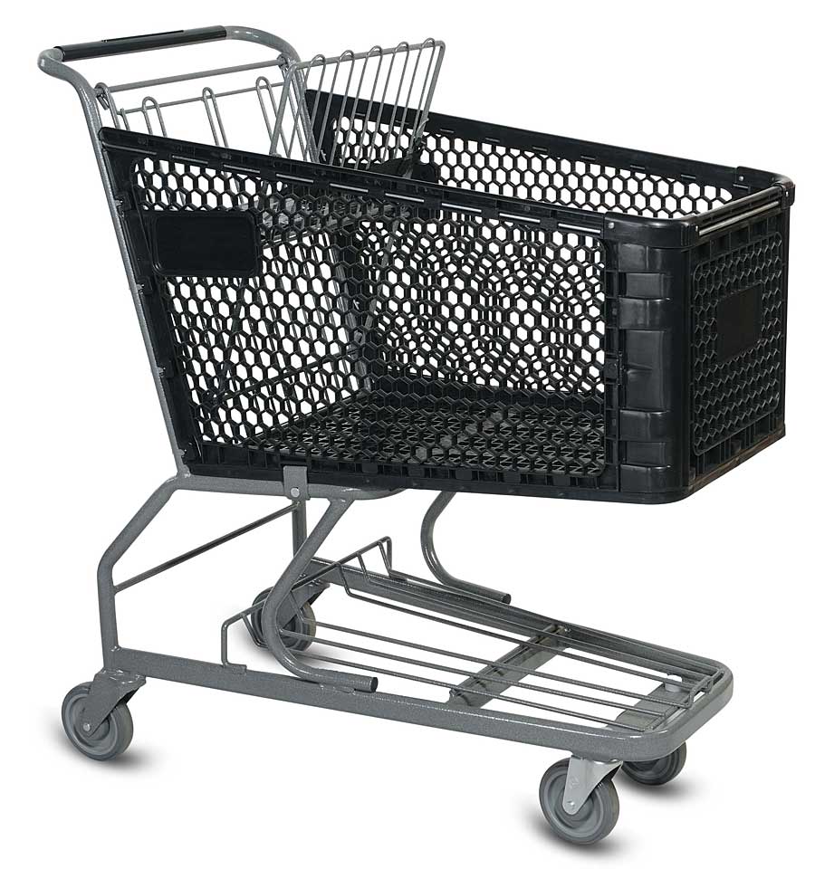 Plastic Grocery Shopping Cart