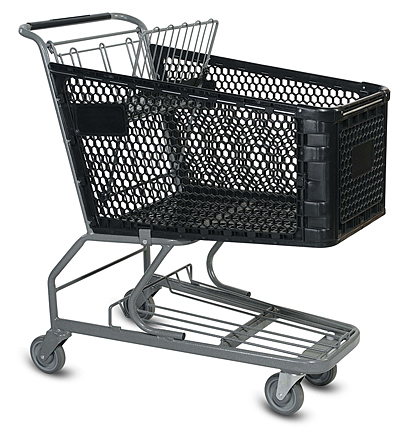 Plastic Grocery Shopping Cart