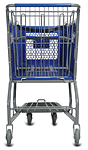 Plastic Grocery Shopping Cart