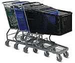 Plastic Grocery Shopping Cart