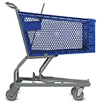 Plastic Grocery Shopping Cart