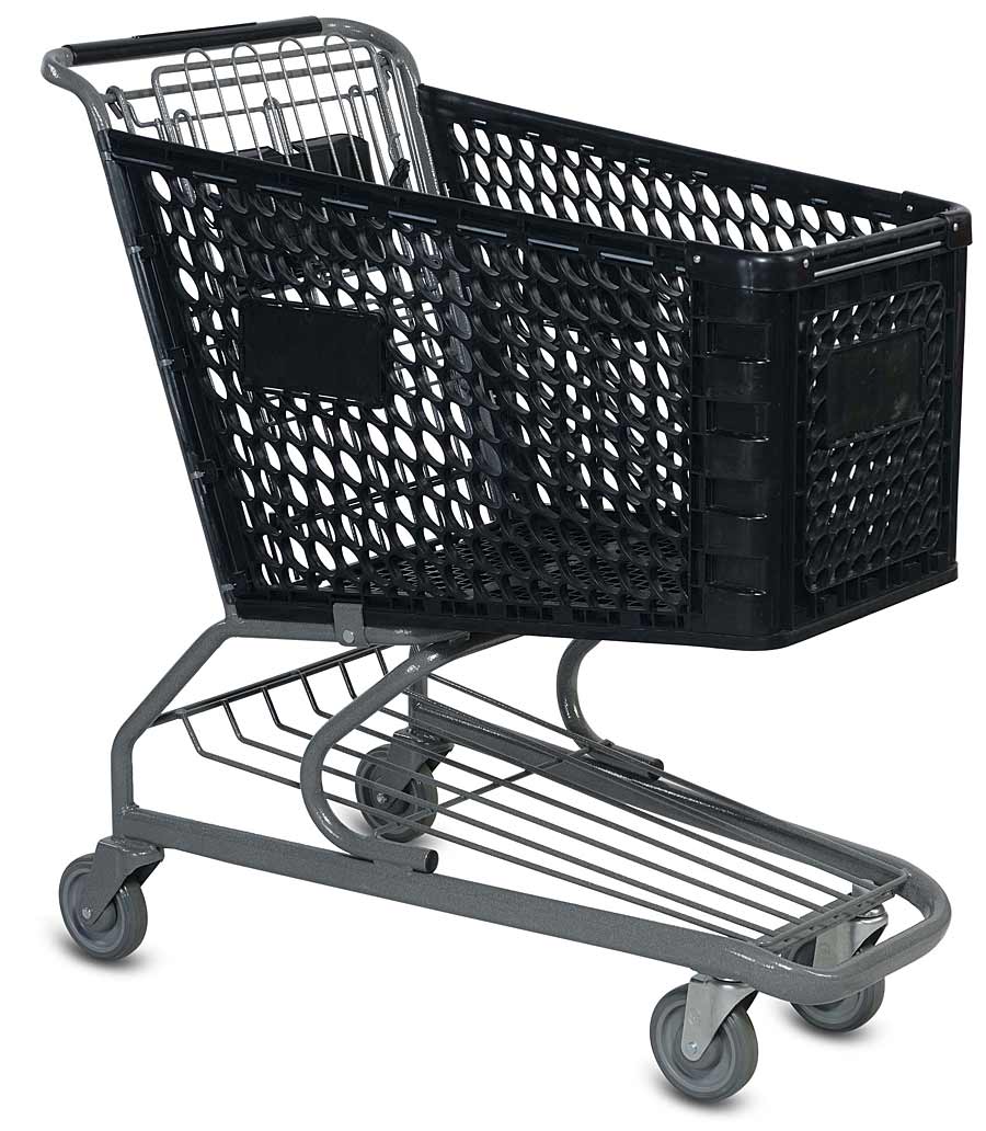 V Series Plastic Grocery Shopping Cart