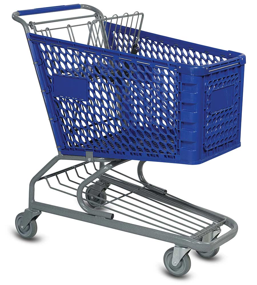 V Series Plastic Grocery Shopping Cart