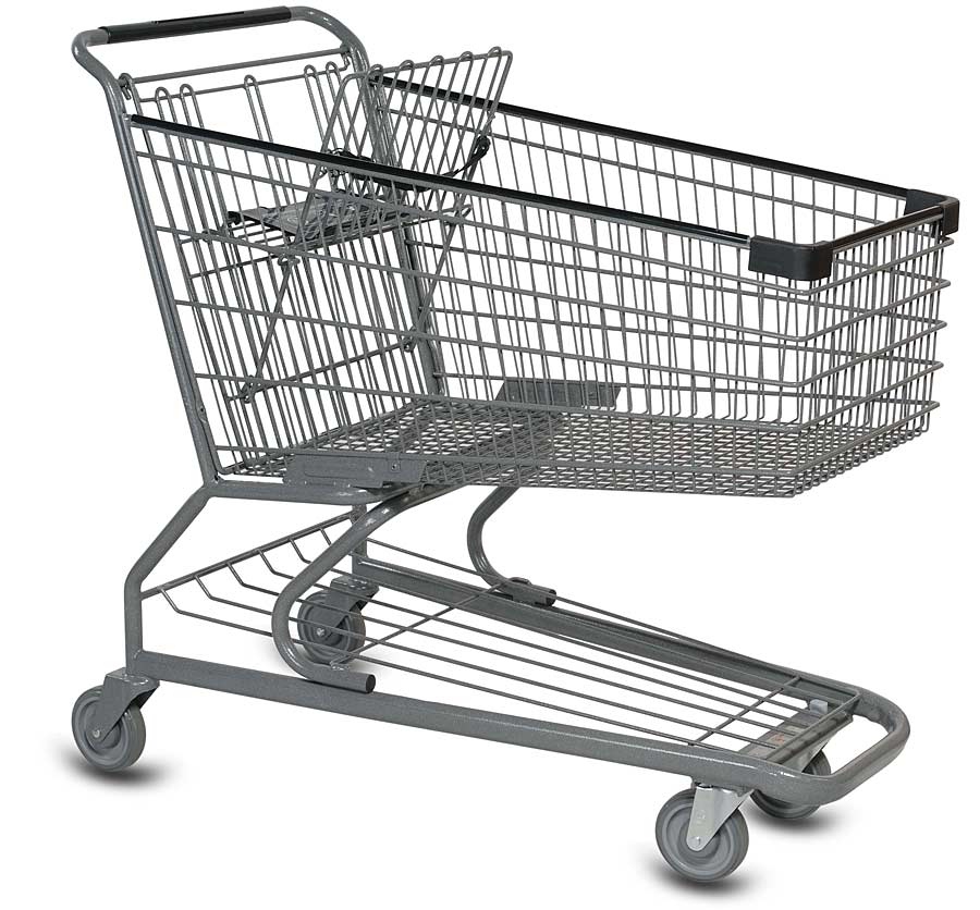 Metal Wire Shopping Cart